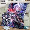 Warm Cozy Jujutsu Kaisen Print Blanket Flannel for Bedrooms, Sofas, Beds, Chairs, Picnics, Travel