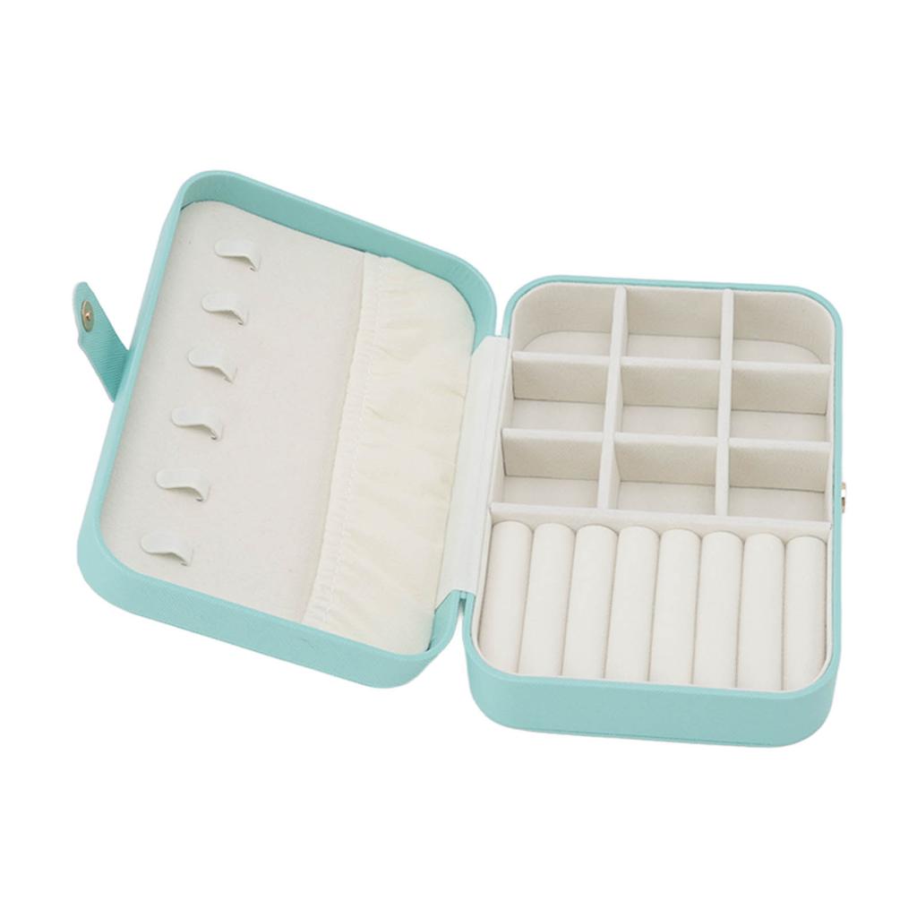 Travel Jewelry Case Small Portable Organizer Display Storage Box for Rings Earrings