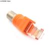 RF Female To RJ45 Male Coaxial Barrel Coupler Adapter Coax Adapter, RJ45 To RF Connector BNC F-Type Connector