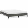 Vidaxl Bed Frame Without Mattress, Dark Gray, 140X200 Cm, Velvet