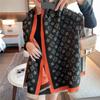 Winter imitation cashmere scarf women's autumn and winter long outer air conditioner shawl double-sided warm scarf