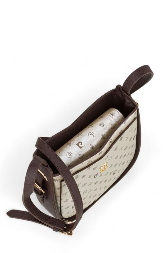 Original Pierre Cardin Brown Luxury Shoulder Bag Monogram Brown Women's Crossbody Bag