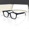 2024 Retro GM Square Eyeglass Frame, Unisex Acetate with Prescription Lenses