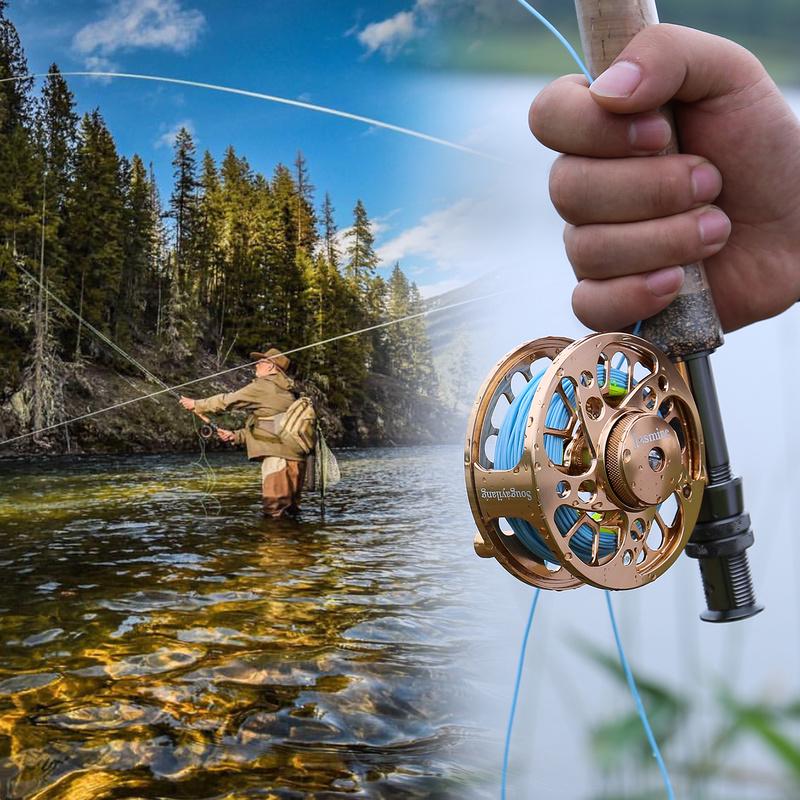 thumbnail image 2 of Sougayilang 9-Foot 4-Piece Fly Fishing Rod - Lightweight Carbon Fiber, Medium Fast Action, For Trout & Salmon 2 of 14