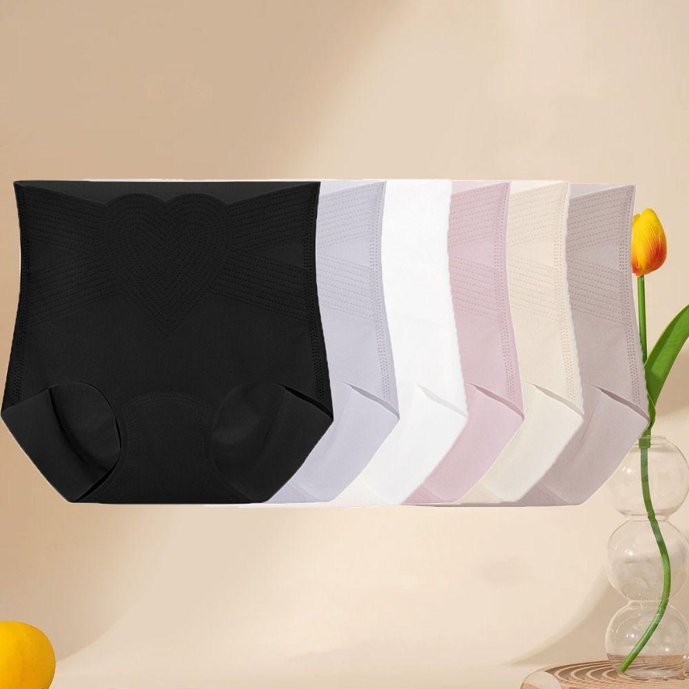 High Waist Butt Lifter Briefs Ice Silk Tummy Control Underwear Fashion Postpartum Body Shaper  Yoga