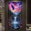 Große Größe Diamantmalerei Adler Berg Wasserfall Landschaft DIY Voll Quadratisch Rund Bohrer Strass Stickerei Tiere Mosaik Kreuzstich-Sets