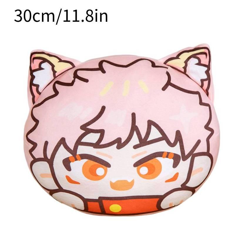 Jujutsu Kaisen Plush Pillow And Keychain With Adorable Satoru Gojo, Itadori Yuji, Megumi Fushiguro, Suguru Geto, Sukuna Cartoon Prints
