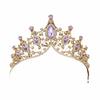 Alloy Queen Princess Crown Baroque Prom Dress Jewelry Vintage Bridal Headband  New Year