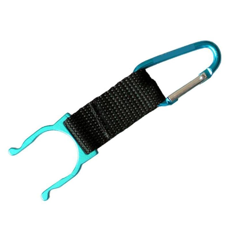 Aluminum Water Bottle Hook Outdoor Carabiner Water Bottle Clip Bottle Carrying Clip Bottles Holder Hook for Travelings