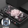 Für iPhone 17 Pro Max Hülle INS Buntes Blumenmuster Magnetisch Für Magsafe Weiche Hülle Für iPhone 16 15 14 13 Pro Max 17E 16E