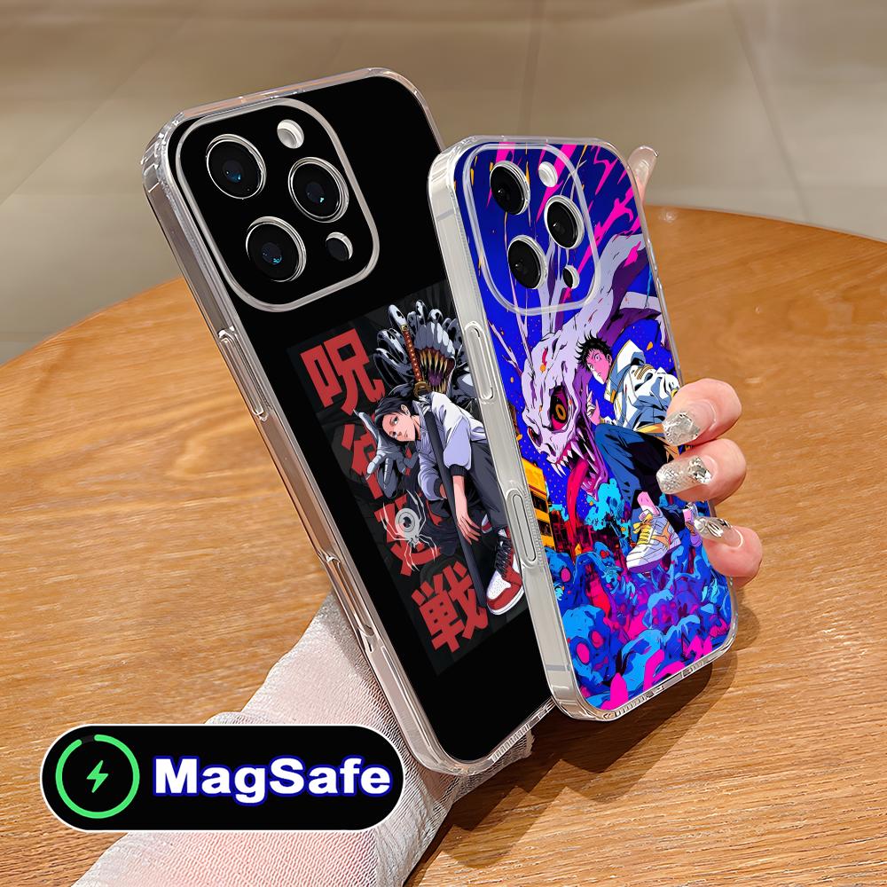 Jujutsu Kaisen Yuta Okkotsu Handyhülle für iPhone 17 16 15 14 13 12 11 Air Pro Max Plus Mini Magsafe Klare Bunte Hülle Hübsch
