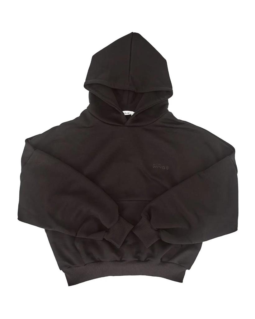 Wings Unleash Women' Oversize Cotton Black Tracksuit Set