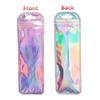 800Pc Resealable Holographic Pen Smell Proof Pouch Zipper Closure Beadable Packaging Bags For Pen Sealable Storage Bag