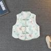 2025 New Autumn Chinese-Style Tang Suit Vest for Baby Girls