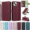 Modische Brieftasche Flip Case Für OPPO A52 A72 A92 A53 A53S A54 A74 A57 A77S A58 A78 Reno 10 Pro Realme C67 Handy Rückabdeckung Taschen