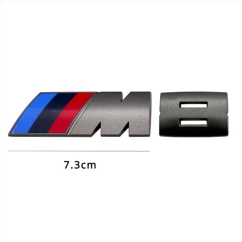 

For BMW 1PCS Car Stickers Trunk grey Badge For BMW M1 M2 M3 M4 M5 M6 M7 M8 E34 E36 E61 E39 E60 E90 E92 E93 F10 F20 F30 G20 G30
