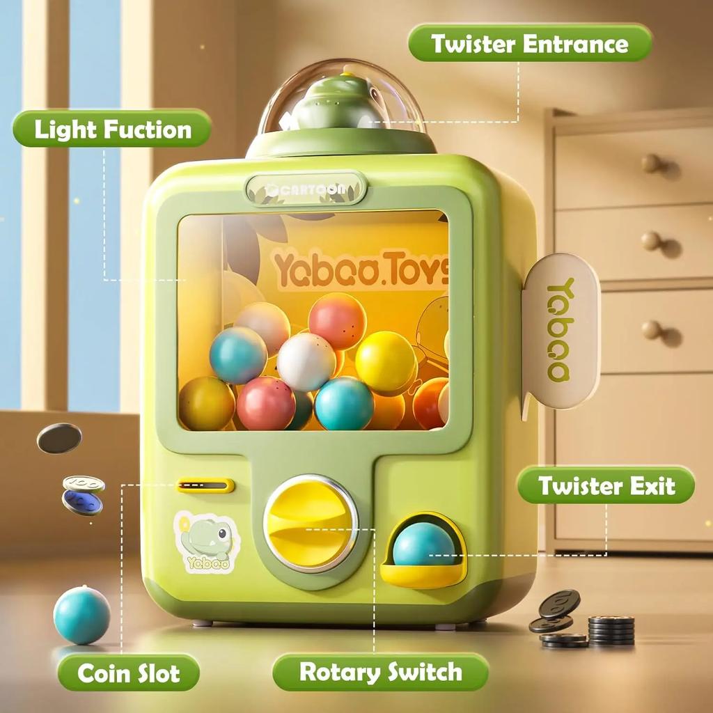 DinosaurClaw Machine Game for Kids,Mini Electronic Vending Claw Machine Arcade Game ,Prize Dispenser Toys for Girls Boys Gift