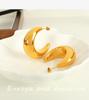 French Minimalist C-Shaped Crescent Earrings - Versatile, High-End Design for Women