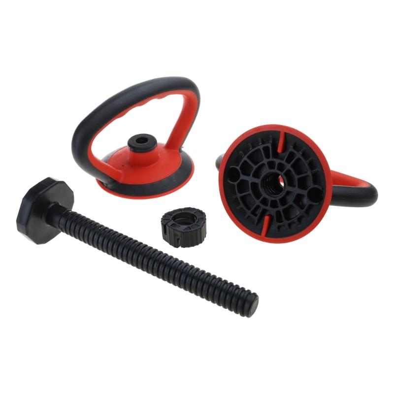 Verstellbarer Kettlebell-Griff für Gewichtsscheiben Gewichte Hanteln Konverter Trainingsgerät für Fitnessstudio Workout