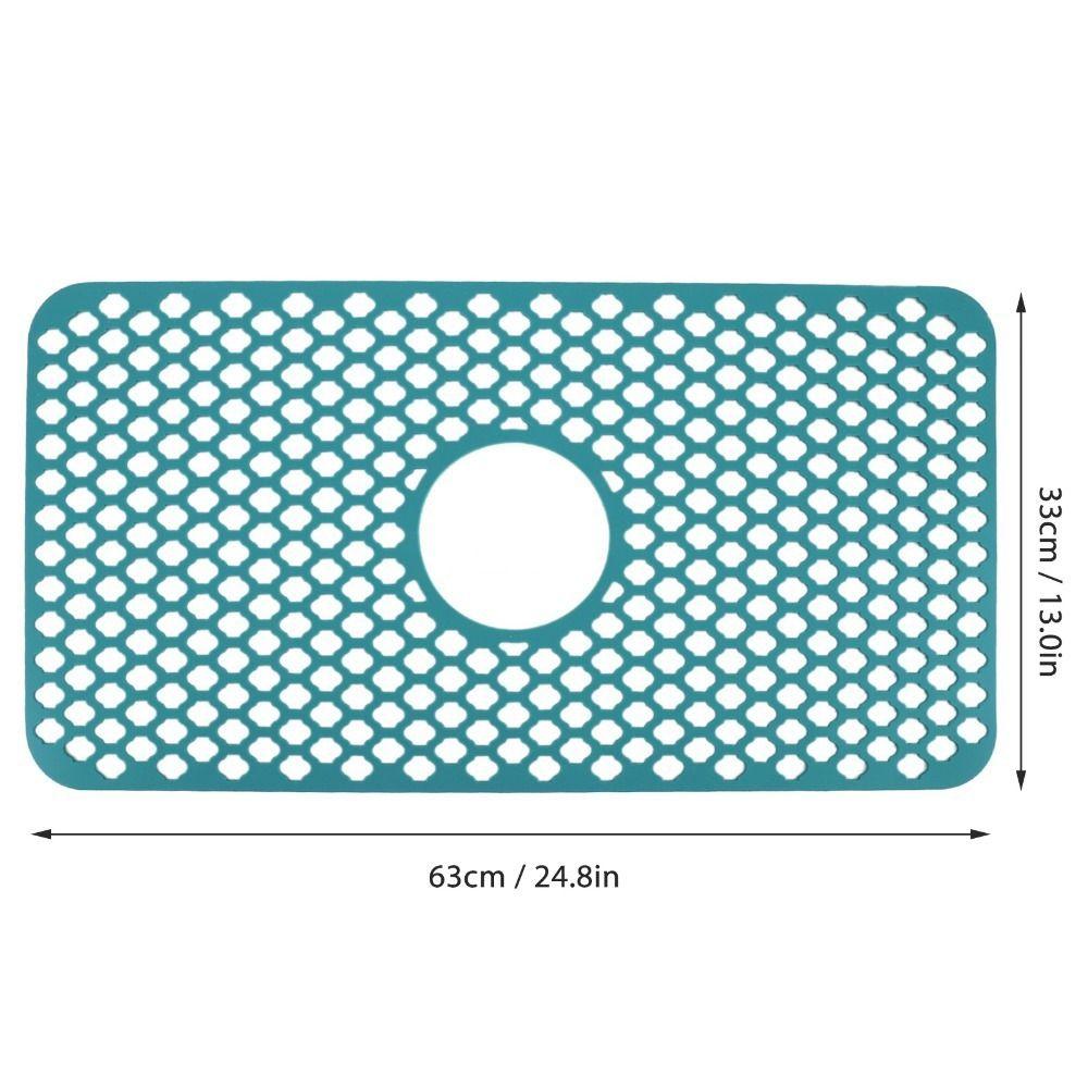 Silicone Sink Mat Non-Slip Dish Drying Mat Kitchen Tool Sink Protector  Porcelain/Glass Protection