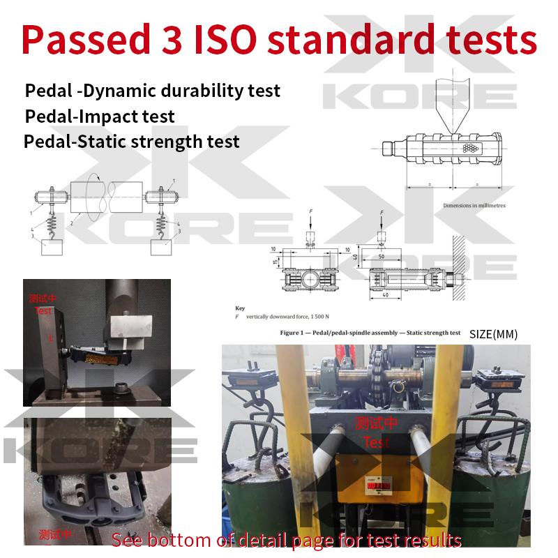 KORE Bicycle Pedals Anti-slip Ultralight Nylon Water-proof Footrest Road BMX MTB Flat Platform Bicycle Parts Accessories K916