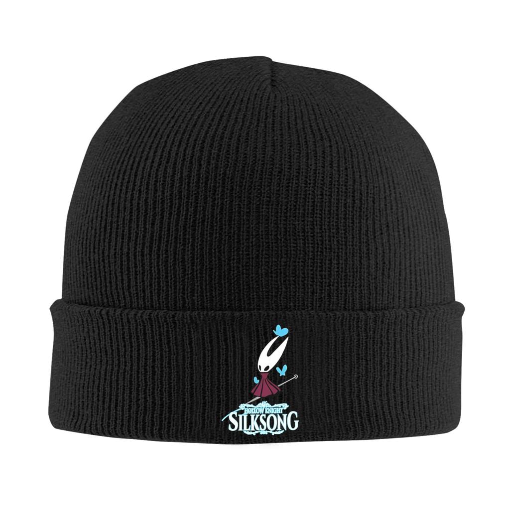 Kawaii Cute Game Hats Autumn Winter Skullies Beanies Fashion Hollow Knight  Cap Female Male Acrylic Knitted Caps