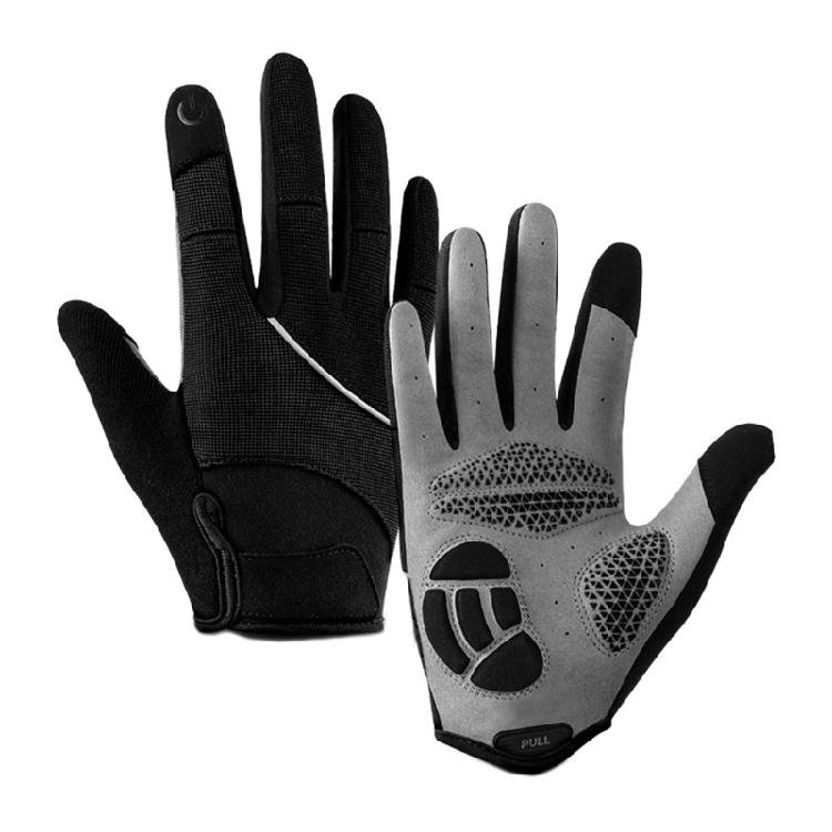 Cycling Gloves Nonsip Silicone Palm with Breathable Shock Absorption Padding For Professional Training And Commuting