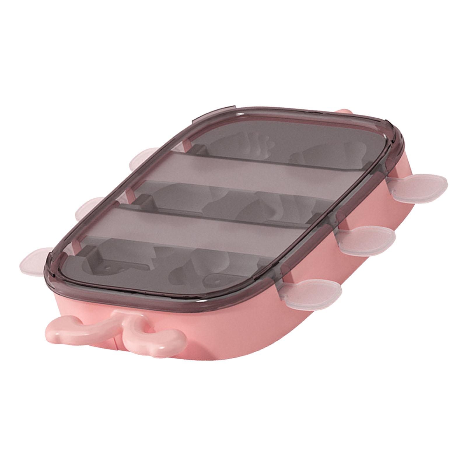 6 Cavities Ice Pop Molds Reusable Silicone Ice Pop Moulds Easy Release Homemade DIY Frozen Ice Cream Mold for Kids