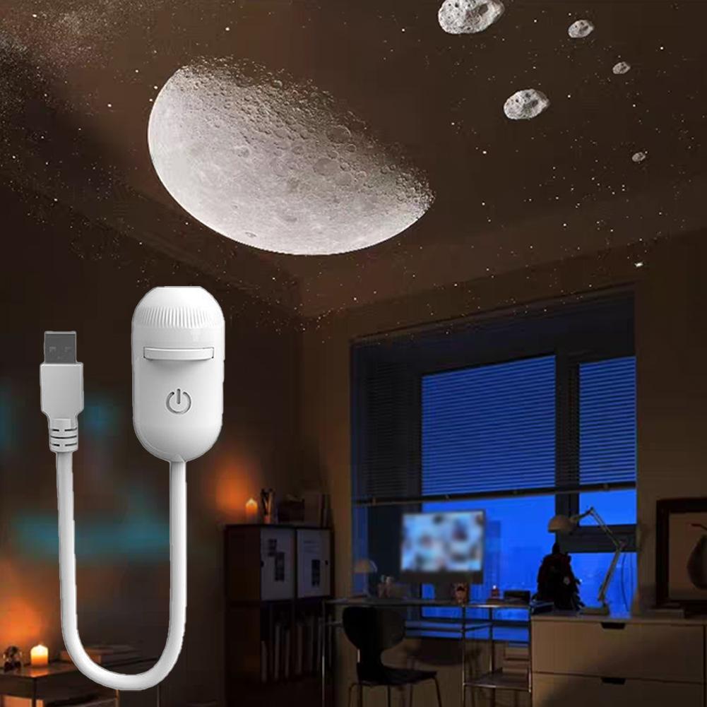 LED Sunset Wireless Charging Night Light HD Galaxy Star Projection Lamp Night For Bedroom Decoration Plug Play Kids Gift