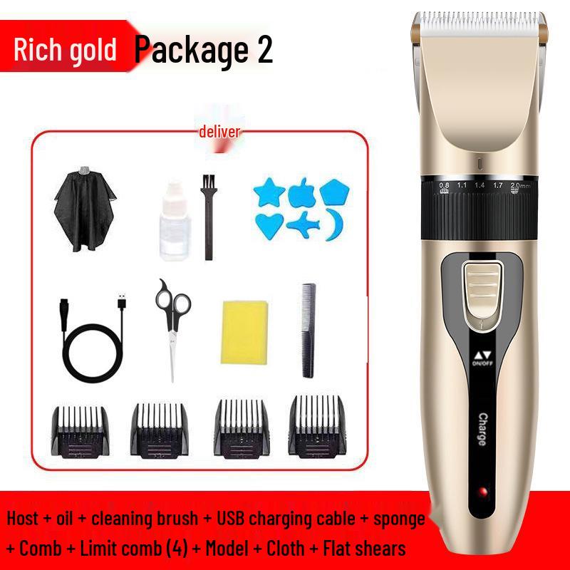 Professional Electric Hair Clipper for Salon & Home Use – Ideal for Bald and Oil Head Styles, Men's Grooming Tool