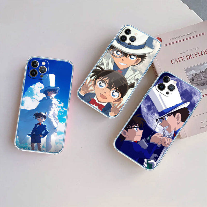 JO17 Detective Conan Phone Case for Motorola E22S E7 G6 G7 G8 G9 Plus Power Play G10 G20 G04 E30 E40 E22 E20 E13 G22 G23 G Stylus Play