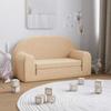 Kids  Sleeper Sofa 2 Seater Cream Soft Plush