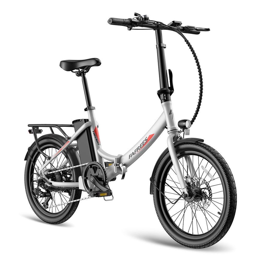 Bicicleta Elétrica Fafrees F20 Light 20" Motor de 250W Bicicleta Elétrica Dobrável Velocidade Máxima 25Km/h Display LCD 48V 16.75AH Carga Máxima 120Kg