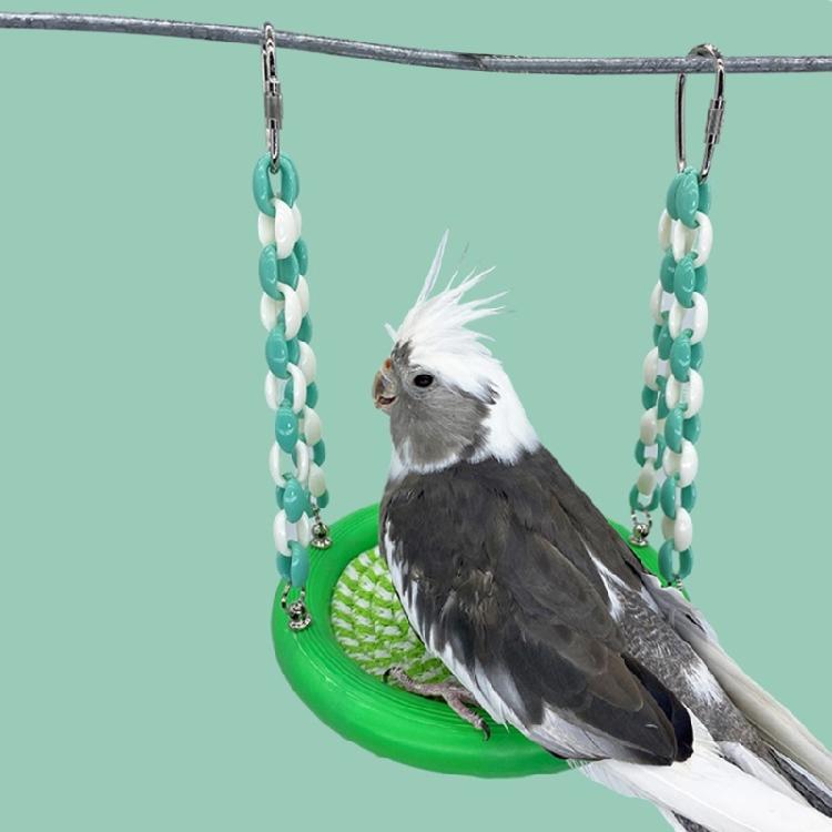 Interactive Pet Cage Hammock Hanging Bed for Bird Parrot and Small Rodents Stimulating Play Engages and Entertain