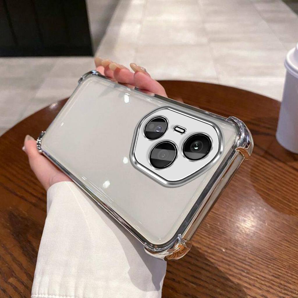 Case for HONOR 400 Pro Electroplated Color Border Clear Phone Casing Cover
