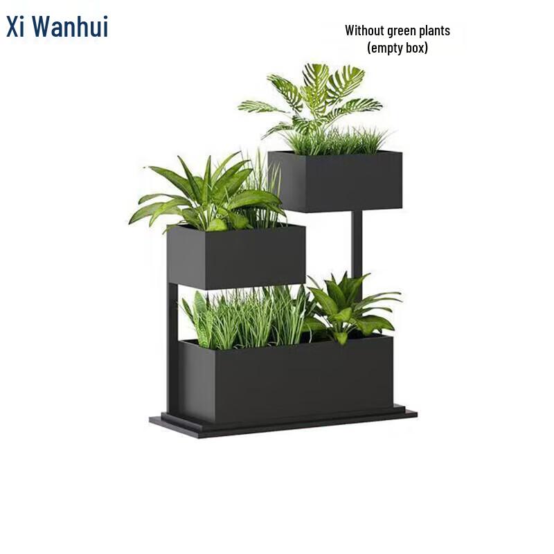 Wrought Iron Outdoor Partition Planter