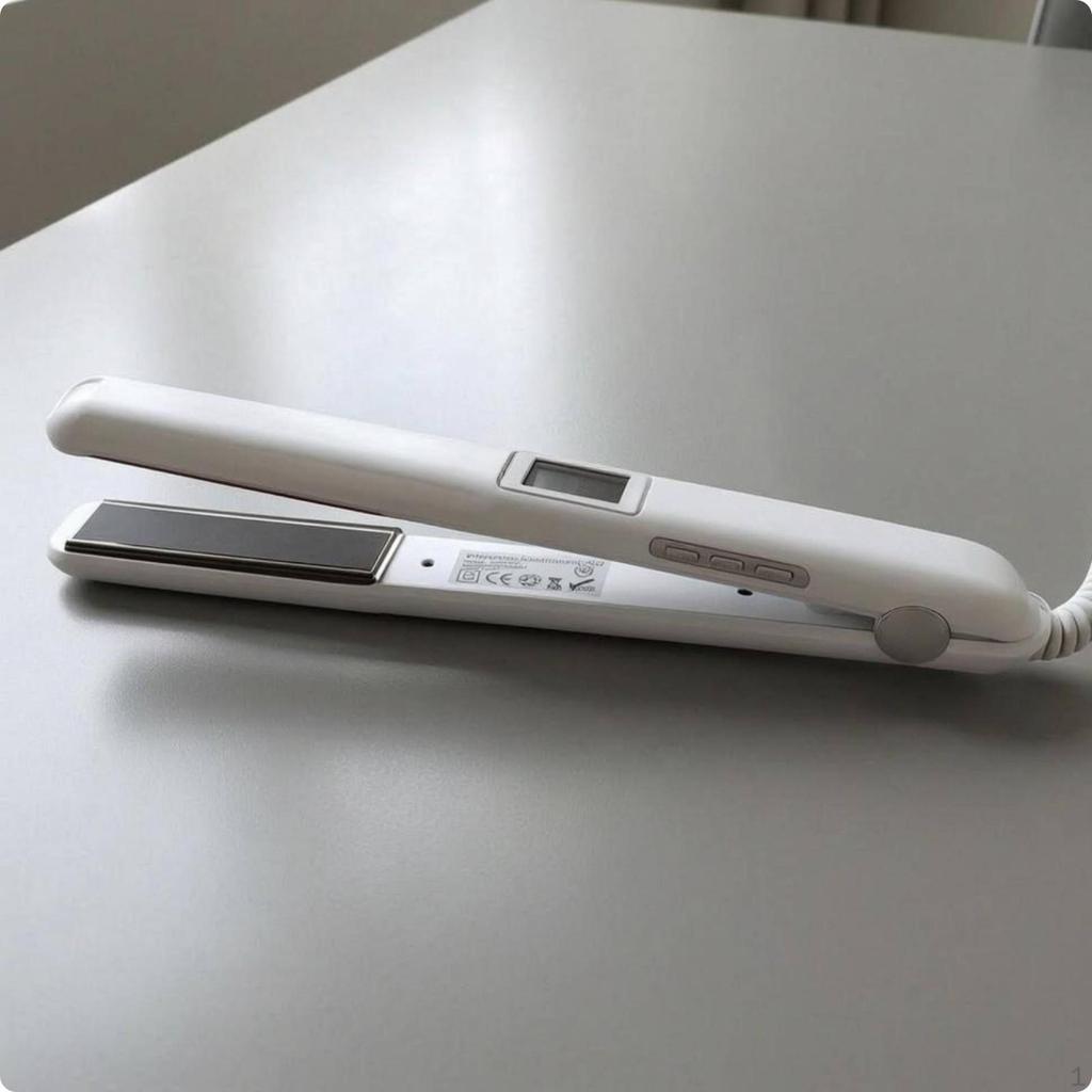 Vibrational Hair Care Straightener 360Degree Rotating Cord Cold Flat Iron Adjustable