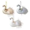 Weihnachts-Tier-Hängeornament, Niedlicher Schwanenanhänger, Weihnachtsdekoration Weihnachtsbaumschmuck