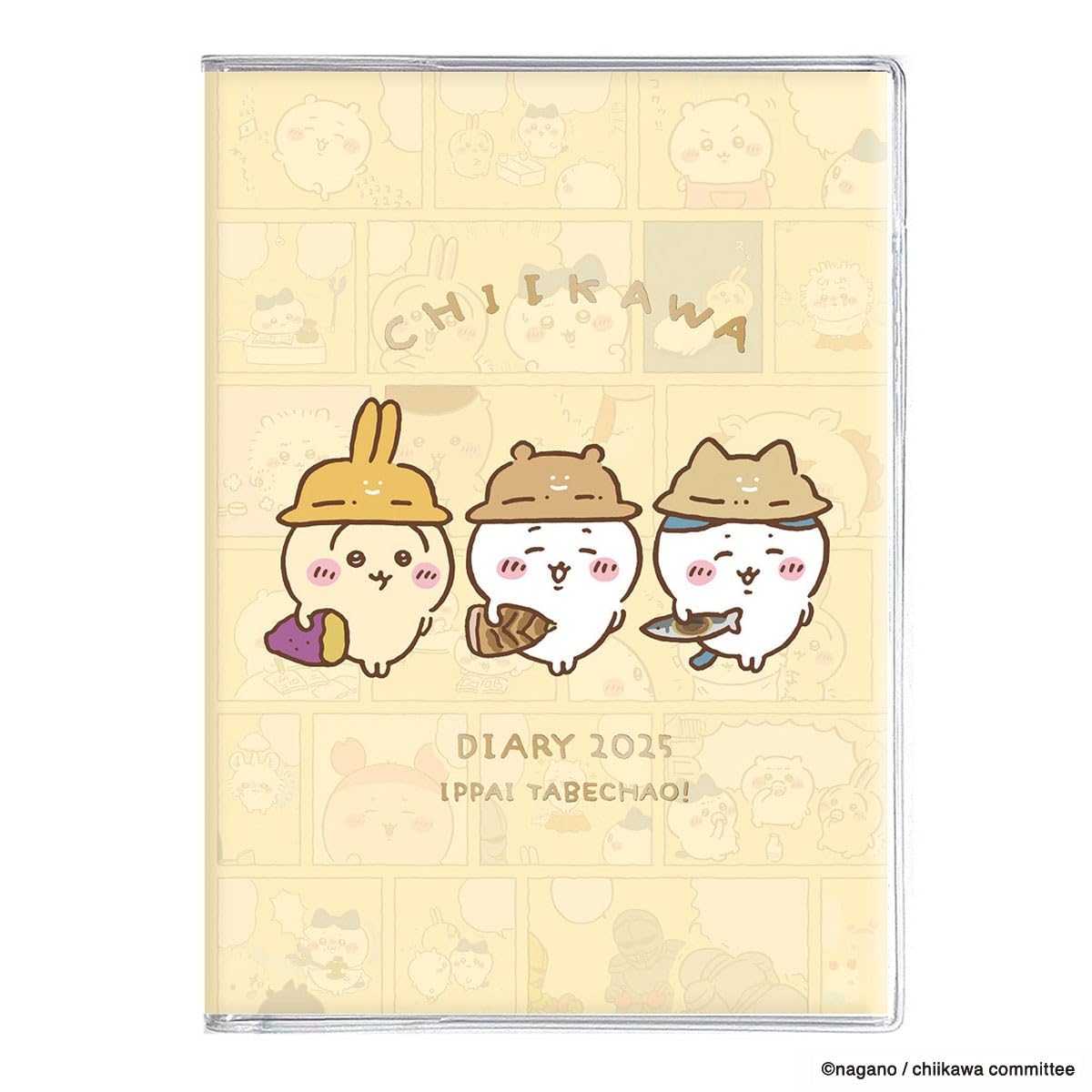 

2025 Chiikawa B6 Comic Design Diary Weekly Let s Eat Lots