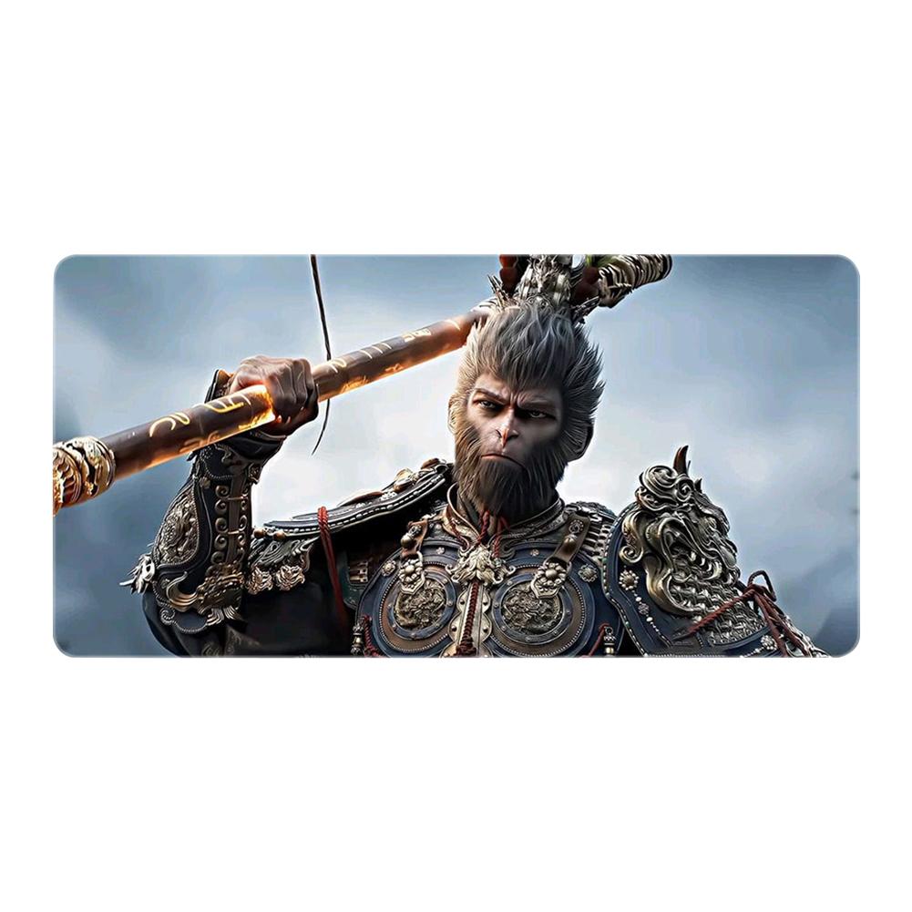 Black Myth WuKong Gaming Mouse Pad Large Desk Mat for Keyboard and Mouse Non-Slip Desk Protecor Mat for Home Office Gaming Work