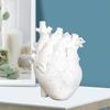 Sculture a Cuore Arredamento Casa, Statua in Resina Vaso, Fioriera Ornamento da Scrivania, Decorativo