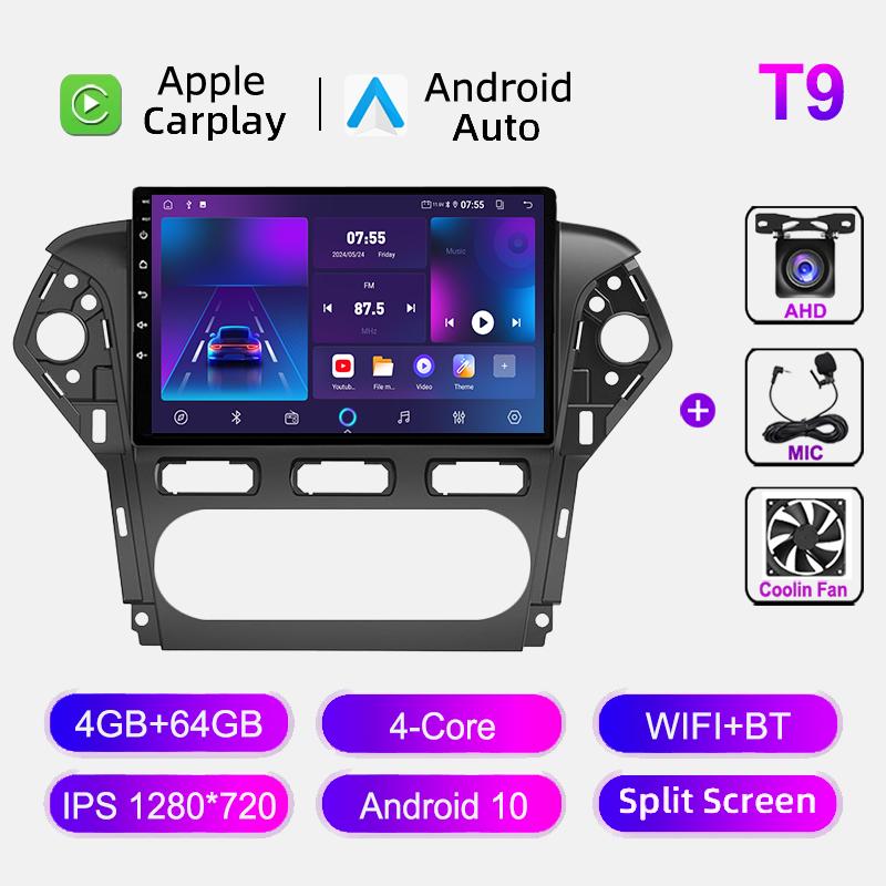 For Ford Mondeo 4 2011-2013 Car Radio GPS Navigation Android Auto Stereo Video Multimedia Player Carplay Head Unit Autoradio
