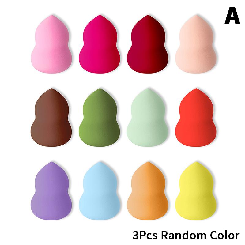 3Pcs Cosmetic Sponge Wet And Dry Smear-Proof Makeup Sponge Puff Beauty Tool Super Soft Professional Makeup Tool For Women Girls