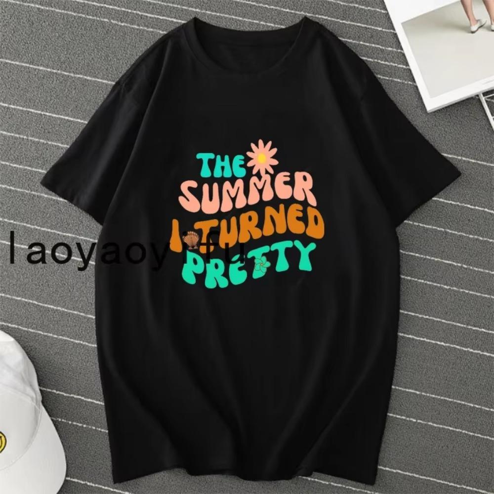 The Summer I Turned Pretty TShirt TV Series Tshirt Vintage Cousins Beach T Shirt Women Graphic T Shirts Summer Casual Tees Top