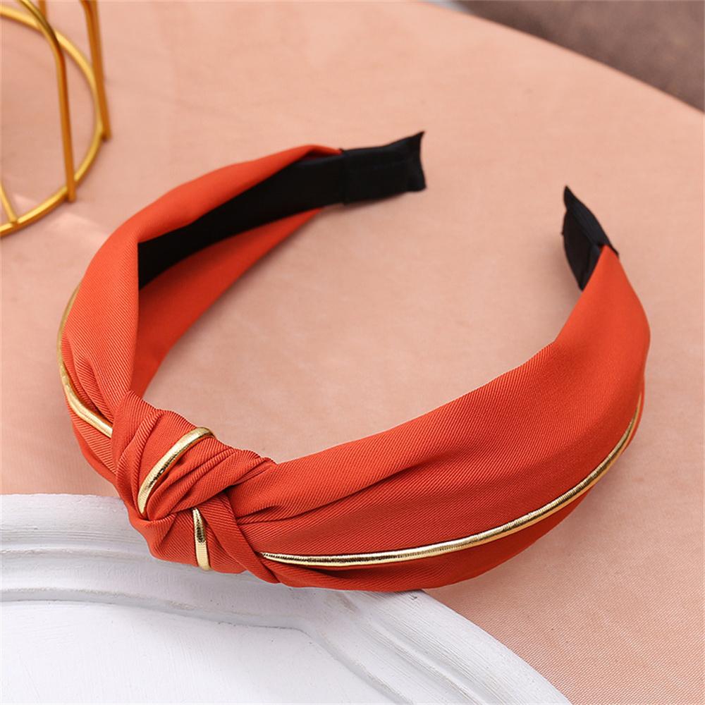 Solid Frabric Knot Headbands For Women Girls Wide Side Hairbands Hair Hoop Fashion Headdress Female Head Bands Hair Accessories