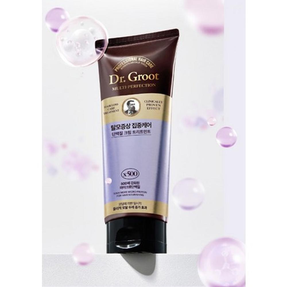 Dr.Groot Multi-Perfection Anti-Hair Loss Protein Cream Hair Treatment 250ml – Protein Repair, Damage Care, Korean