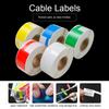 Cable Label Self-Adhesive Thermal Printing Sticker Paper Waterproof Oil-Proof Tear Resistant Label Tape for Cables Wires Jewelry