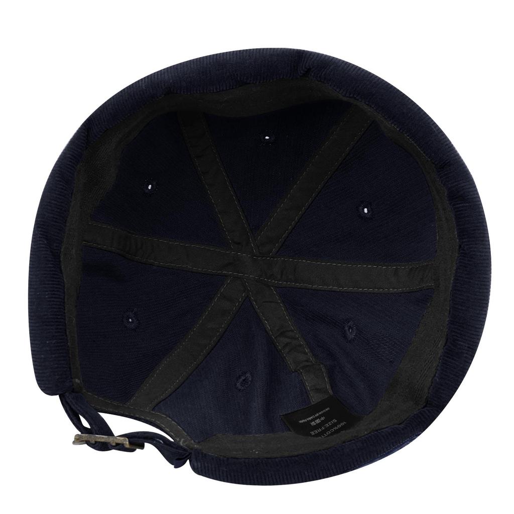 Clape Brimless Roll Retro Watch Outdoor Men's Cap, Cotton, Style, Casual, Slimming, Round, Cap, Unisex, (C-HBH01-Navy Blue)