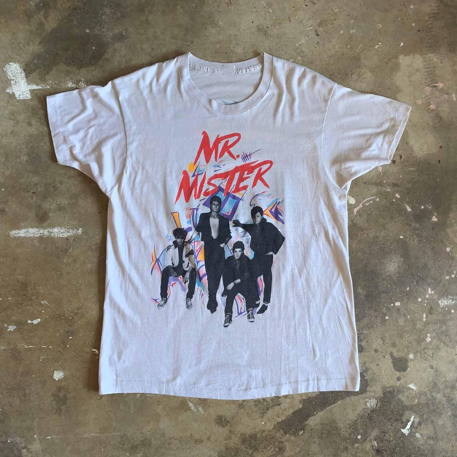 Mr. Mister Band WELCOME TO THE REAL WORLD Shirt White Unisex S-5XL 1V0532 XL