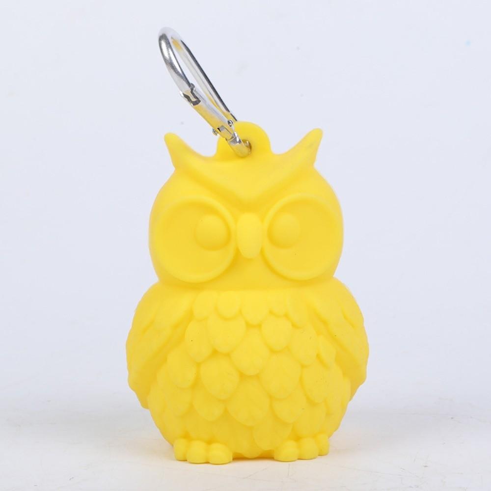 

Soft Silicone Pet Garbage Bag Dispenser Portable Waste Bag Dispenser Dog Poop Bag Case Dog Walking жёлтый